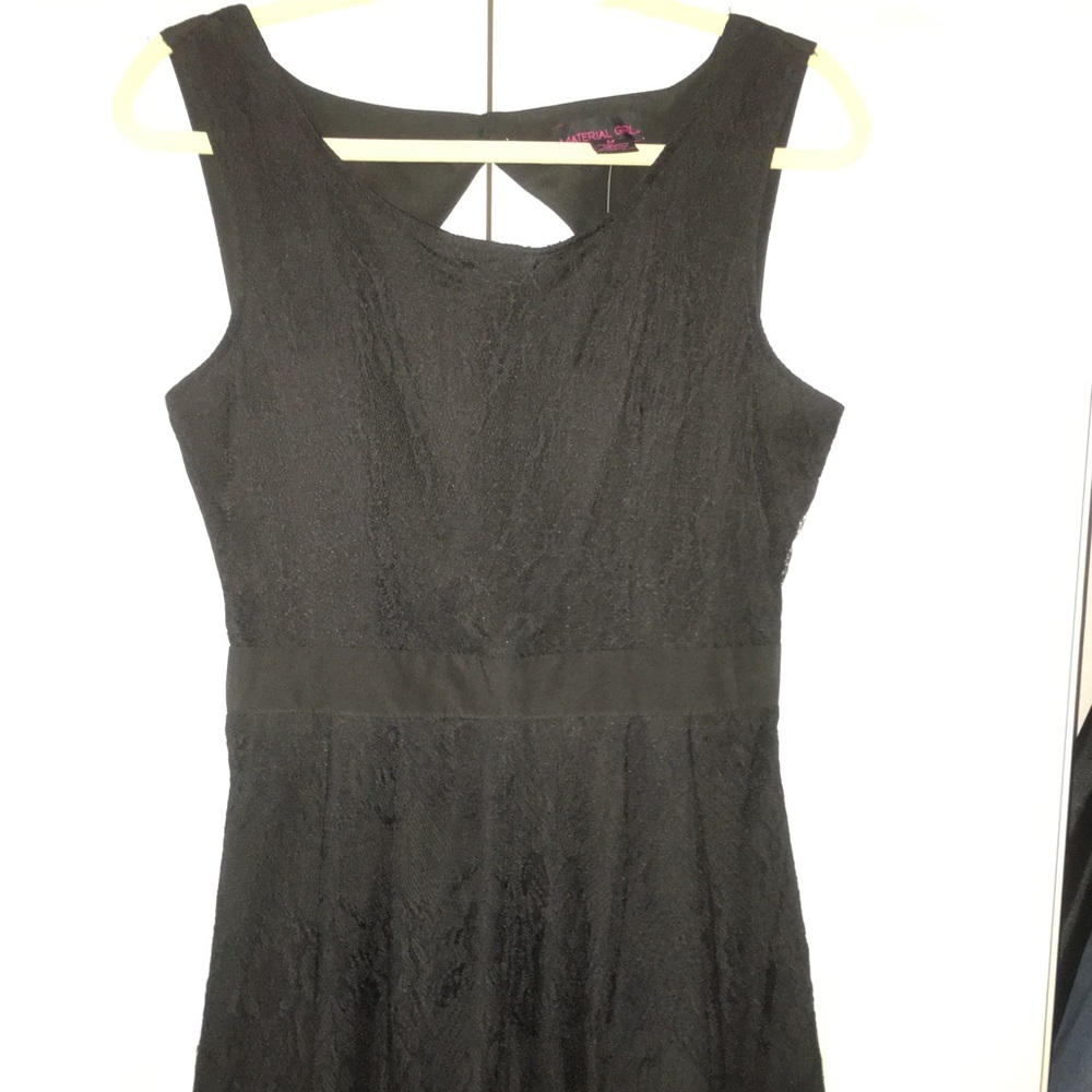 Material girl Jr. sizeM lace black romper women’s